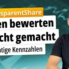Mann erklärt Aktien bewerten leicht gemacht mit 12 wichtigen Kennzahlen.