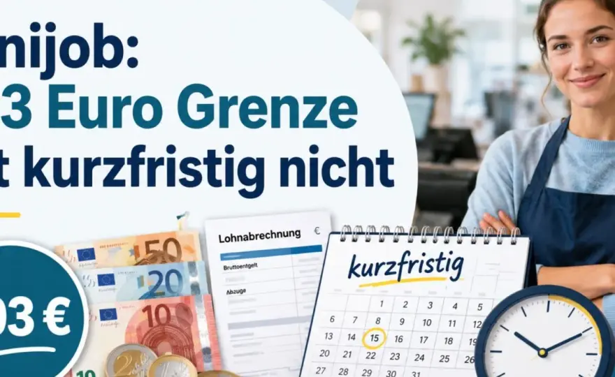Minijob-Grenze: Was bei 603 Euro und Steuern wichtig ist